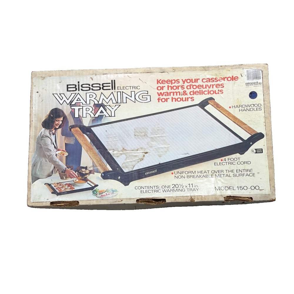 Bissell Electric Warming Tray 1979 Amway Retro Buffet Server Box New Tested VTG